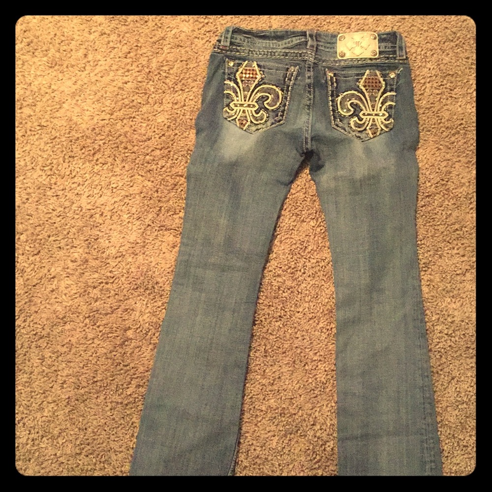 Miss Me Jeans with Pocket Bling